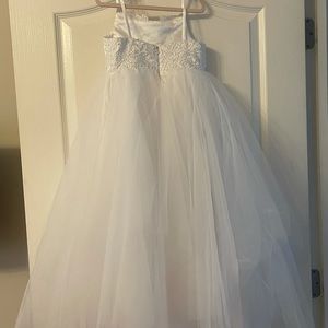Toddler girls flower girl dress